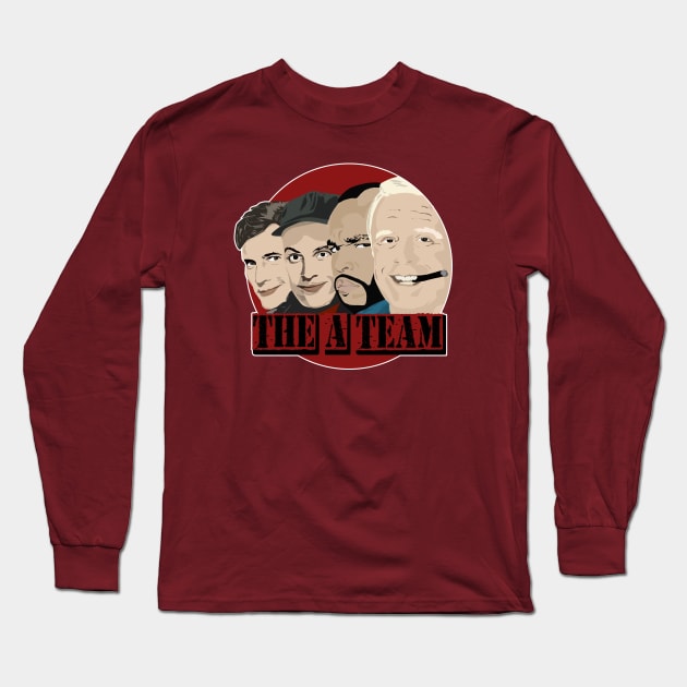 The A Team 1983 - TV Series Long Sleeve T-Shirt by JoniGepp